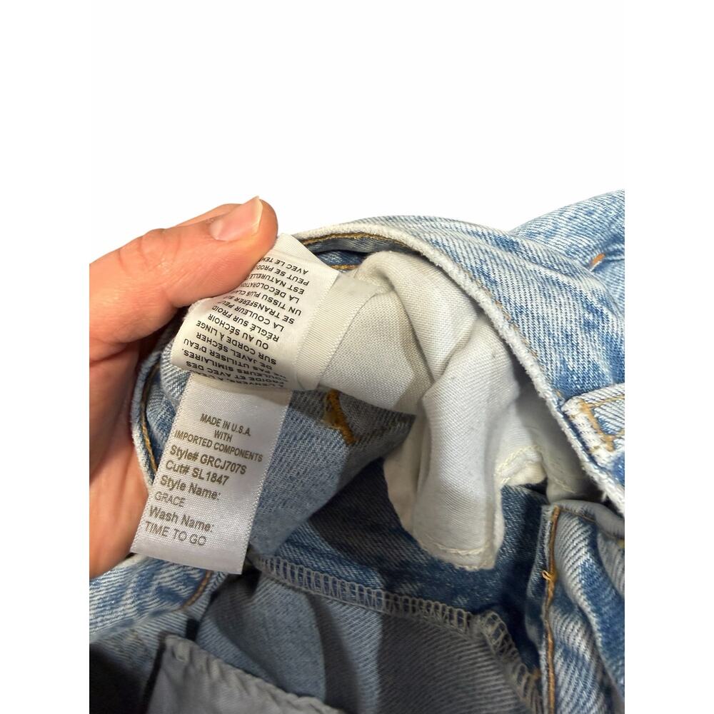 SLVRLAKE Light Blue High-Rise Wide Leg Jeans - Picture 9 of 9